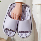Unisex Non-Slip EVA Bathroom Slippers | Waterproof Hollow Thick Sole House Shoes