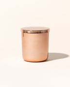 luxe metal candle lid with gasket