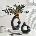 Nordic Instagram Style Simple Ceramic Vase Decoration Light Luxury High Sense Home Living Room Office Decorations