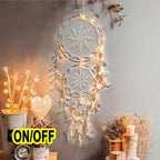 Big Dream Catcher Hanging/Light Decoration Dream Catcher Moon Dream Catcher Room Home Decor Dream Catcher Gifts For Mom Friends Women Girls Wall Decor Bedroom Decoration