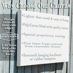 Personalized Antique Kitchen Signs - Vintage Rustic Metal Look Canvas Wall Decor