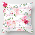 Pink Feather Pillowcase Decorative Sofa Cushion Case Bed Pillow Cover Soft Decorative Square Throw Pillow Cover Cushion Covers Pillow Case Home Decor Decorations for Sofa Couch Bed Chair Home Decor Car Cushion Cover Cute Pillow Case 45X45CM