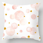 Pink Feather Pillowcase Decorative Sofa Cushion Case Bed Pillow Cover Soft Decorative Square Throw Pillow Cover Cushion Covers Pillow Case Home Decor Decorations for Sofa Couch Bed Chair Home Decor Car Cushion Cover Cute Pillow Case 45X45CM