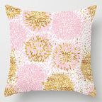 Pink Feather Pillowcase Decorative Sofa Cushion Case Bed Pillow Cover Soft Decorative Square Throw Pillow Cover Cushion Covers Pillow Case Home Decor Decorations for Sofa Couch Bed Chair Home Decor Car Cushion Cover Cute Pillow Case 45X45CM