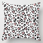 Pink Feather Pillowcase Decorative Sofa Cushion Case Bed Pillow Cover Soft Decorative Square Throw Pillow Cover Cushion Covers Pillow Case Home Decor Decorations for Sofa Couch Bed Chair Home Decor Car Cushion Cover Cute Pillow Case 45X45CM