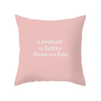 Pink Feather Pillowcase Decorative Sofa Cushion Case Bed Pillow Cover Soft Decorative Square Throw Pillow Cover Cushion Covers Pillow Case Home Decor Decorations for Sofa Couch Bed Chair Home Decor Car Cushion Cover Cute Pillow Case 45X45CM