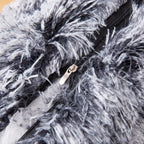 Soft Fur Plush Shaggy Fluffy Pillow Cover Decorative Cushion Covers For Home Living Room Sofa Decor Luxury Faux Fur Throw Pillow Cover Decorative Plush Pillow Case Cushion Cover Shell for Sofa Bedroom Car 43x43cm