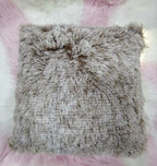 Soft Fur Plush Shaggy Fluffy Pillow Cover Decorative Cushion Covers For Home Living Room Sofa Decor Luxury Faux Fur Throw Pillow Cover Decorative Plush Pillow Case Cushion Cover Shell for Sofa Bedroom Car 43x43cm